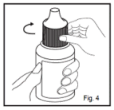 Diagram showing the dropper container (possibly for disposal/handling section).