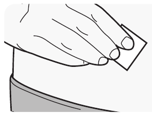 A diagram showing the Dupixent pre-filled pen and its components.