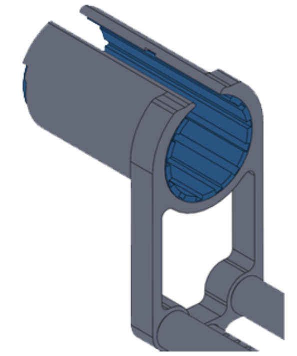 A diagram showing the rack-and-pinion assembly being cleaned with a brush.