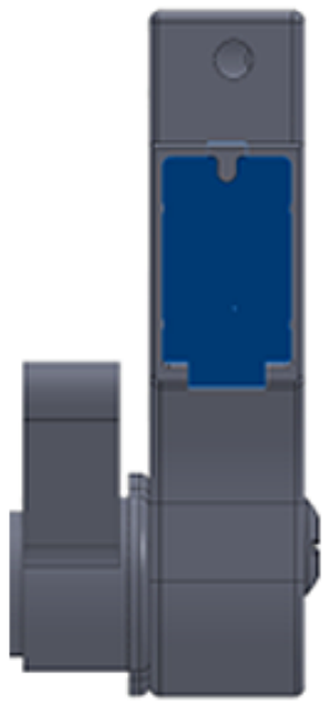 Image showing cleaning of the Stepper, possibly the probe clamp area.