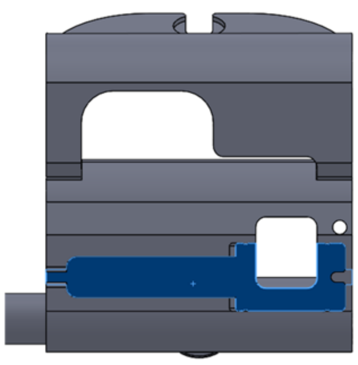 Image showing the handle, possibly immersed in detergent water.