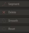 Screenshot of the Sweep interface in the Biopsy workflow, showing a specific tool or feature.