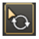 Screenshot showing the Registration rotate tool for live US adjustment.