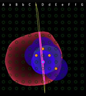 Screenshot of the Navigate screen showing overlays and annotations.