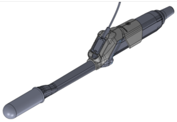 Diagram showing probe holder and cover installation.