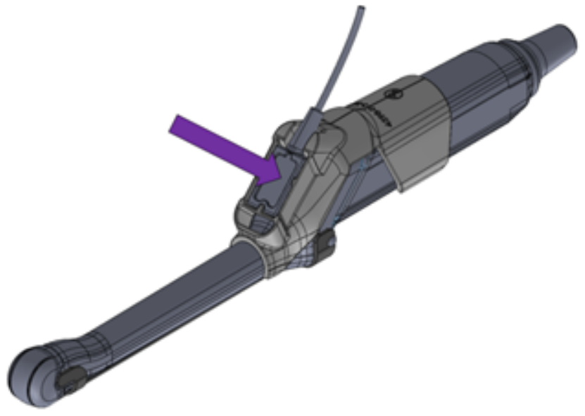 Diagram showing reseating process for probe holder.