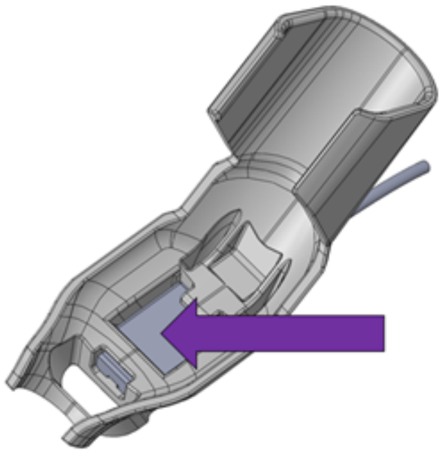Diagram showing tracker removal from Fujifilm (Hitachi) C41V.