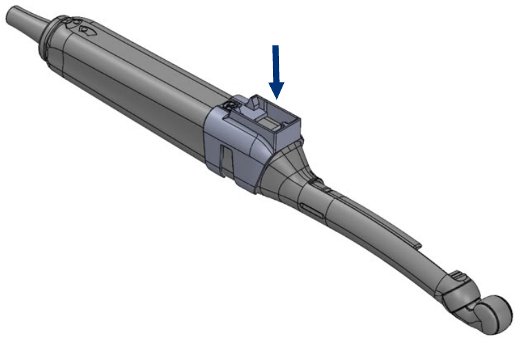 Close-up image of FujiFilm (Hitachi) CC41R2 Probe Holder mounting.