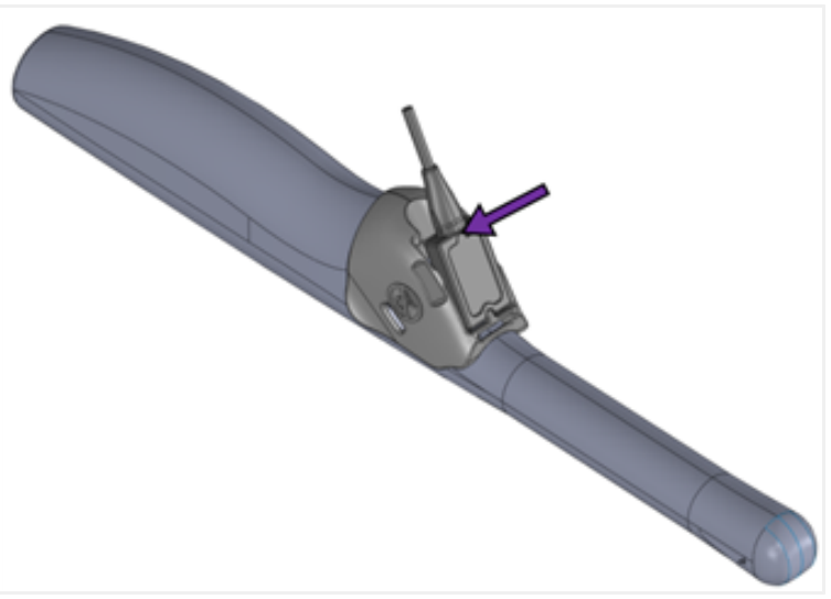 Step in mounting Philips C10-4ec Probe Holder.