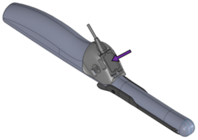 Diagram showing reseating process for probe holder.