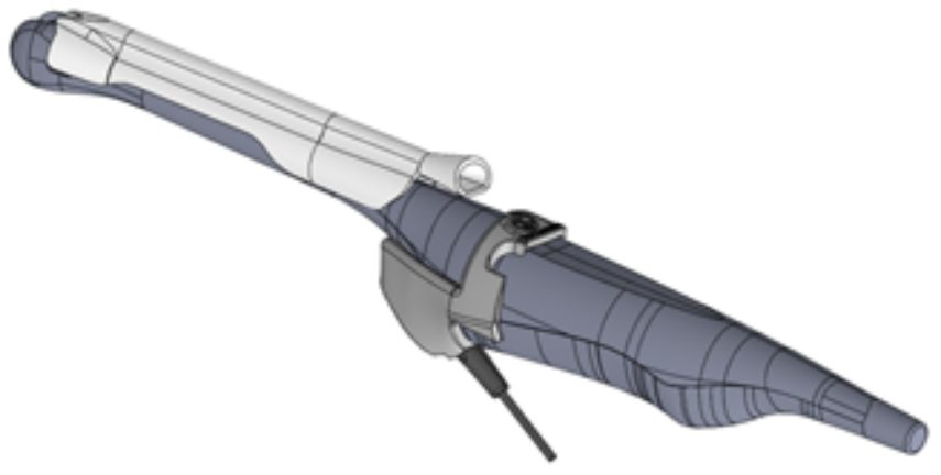 Step in mounting Siemens MC9-4 Probe Holder.