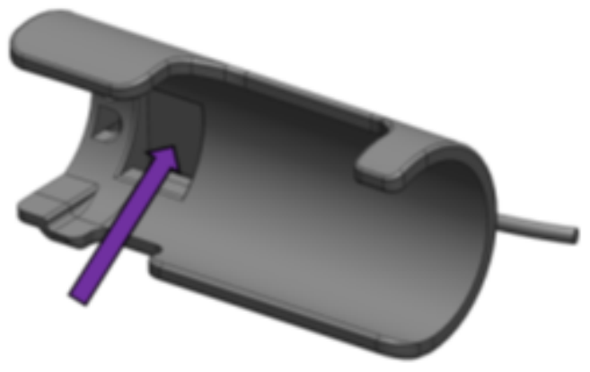 Diagram showing tracker removal from BK 8848 and E14CL4b probe holders, alternate view.