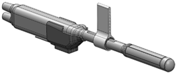 Diagram showing installation of free-hand transperineal needle guide.
