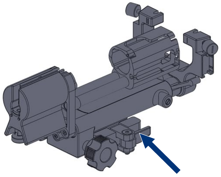 Diagram showing Stepper lever position.