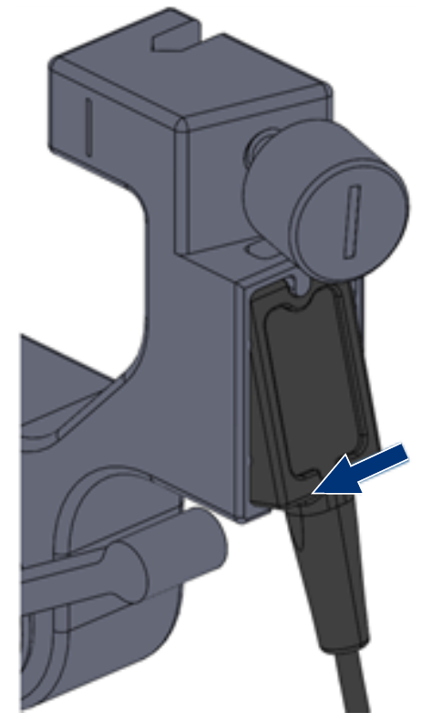 Diagram showing EM sensor installation to Stepper.
