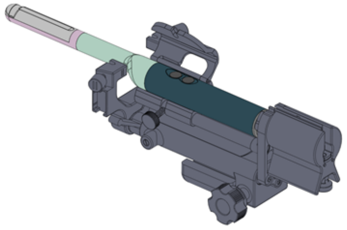 Image showing probe installation (alternate view).