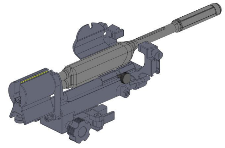 Image showing probe installation (alternate view).