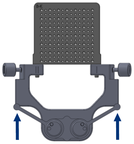 Image showing grid plate in highest centralized position.
