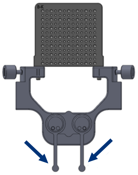 Image showing grid plate vertical movement.