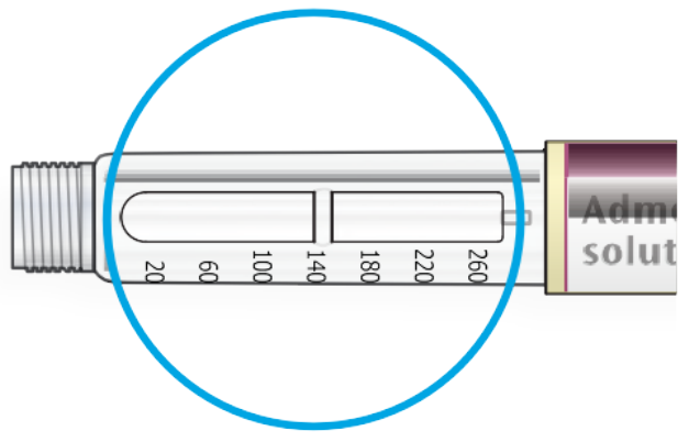 Diagram showing how to inject or use the pen.