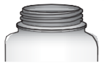 Diagram showing a close-up of the dose window or selector.